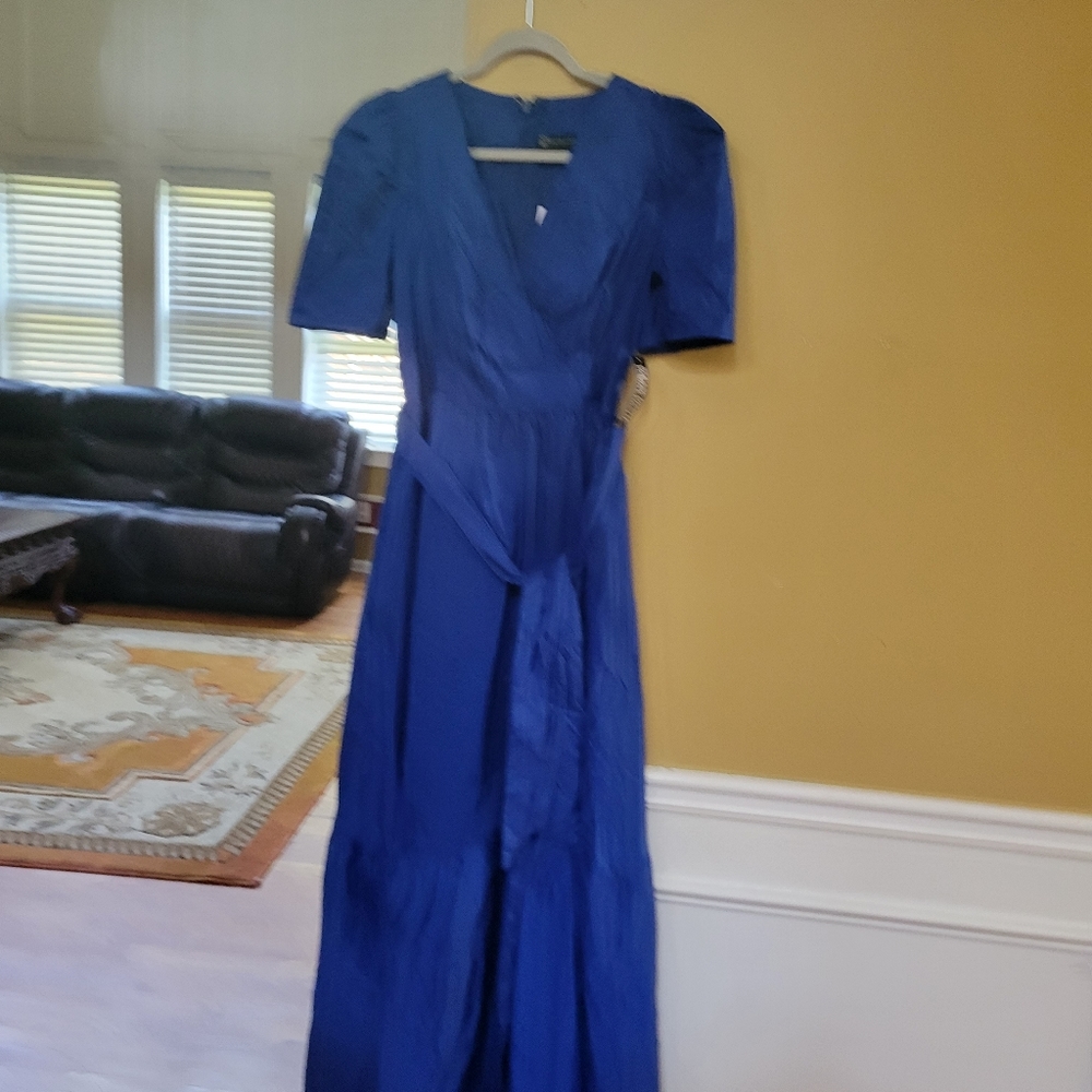 Blue maxi dress